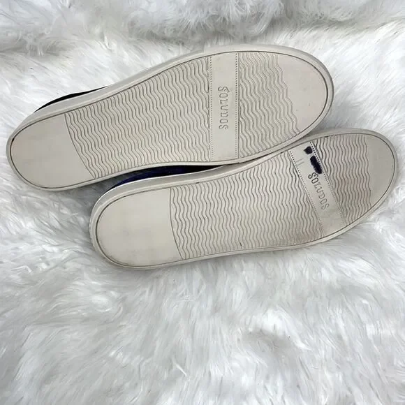 Saludos | Llamas in Love,blue velvet slip on 11 sneakers , loafers. - Picture 4 of 5